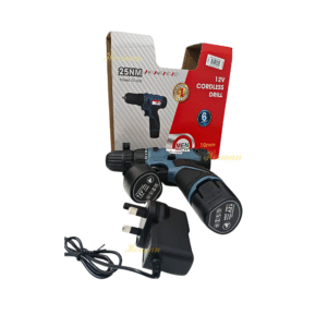 MEN Cordless Drill 12V - Model CD5501 | 25NM Torque | 10mm | 2 Batteries | 6 Months Warranty