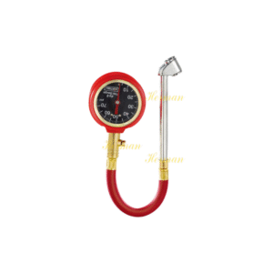 UYUSTOOLS MDPTG14 Analog Tire Pressure Gauge with 100 PSI range and rubber cover