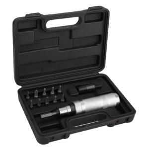 “WADFOW 13 Pcs Impact Driver Set with metal handle and bits – professional heavy-duty screwdriver toolkit”
