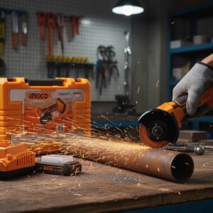 Ingco lithium ion mini cut off tool for metal and tile cutting