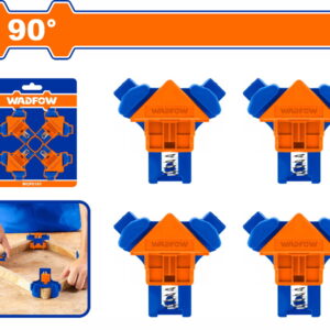 WADFOW WCZ6E01 4-Piece 90 Degree Corner Clamp Set for Woodworking